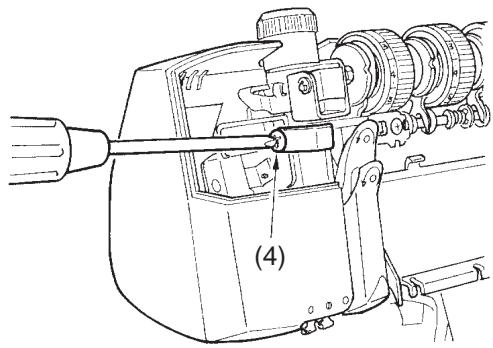 JUKI MO-735 - Le couvercle avant: - 4
