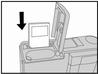 GENIUS DV210 - Installation d'une carte mémoire SD (accessoire en option) - 1