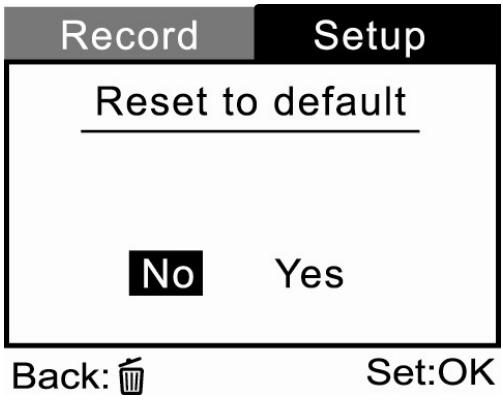 GENIUS DV210 - Réinitialisation - 1