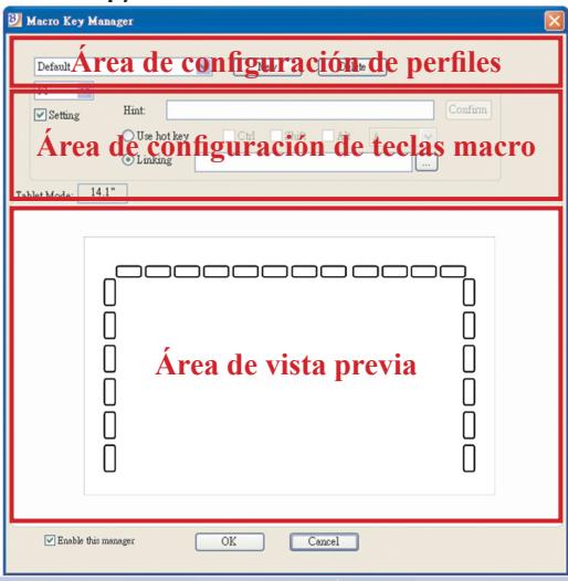 GENIUS G-PEN M712 - Panel de control de Macro Key Manager Introduccion - 1