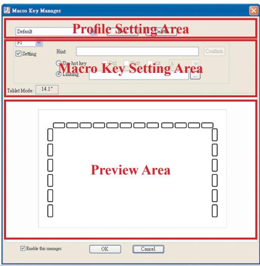 GENIUS G-PEN M712 - Painel de Controlo do Macro Key Manager Introdução - 1