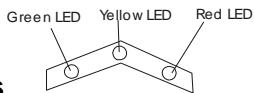 GENIUS TRIO RACER FF - LEDs differentes indicam modelos diferentes - 1