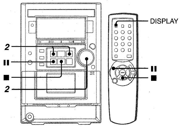 AIWA XR-M33 - SETTING THE CLOCK - 1