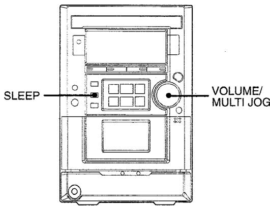 AIWA XR-M33 - Reglage de la minuterie sommeil - 1
