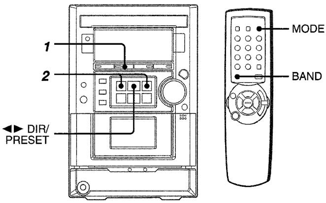AIWA XR-M33 - SINTONIZATION MANUAL - 1