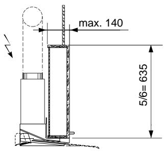 THERMA DA55.1 SW - Exigences relatives à la conduite d'air d'évacuation - 6