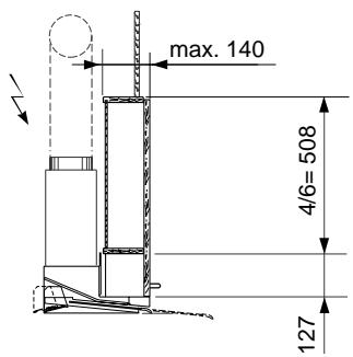 THERMA DA55.1 SW - Exigences relatives à la conduite d'air d'évacuation - 7