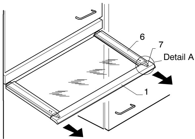 THERMA DA55.1 WE - Réintroduire la tirette en verre - 2