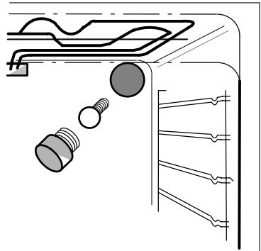 THERMA EHB4/60 SW - L'éclairage du four - échange des ampoules - 4