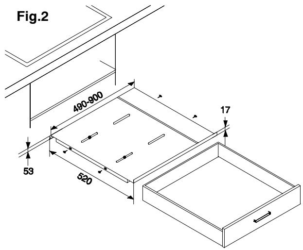 THERMA GKC/53.1R - Cotes de montage - 2