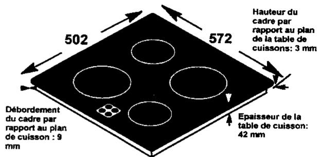 THERMA GKC/56.2RC - Démontage du tableau de cuisson vitrocéramique - 2