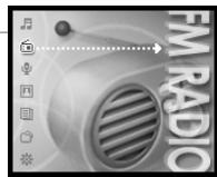 IRIVER H10 JR - Écoute de la radio FM - 2