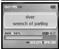 IRIVER H10 JR - Effectuer un retour/une avance rapide - 2