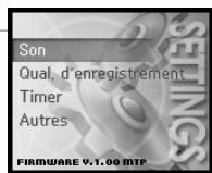 IRIVER H10 JR - Saisie du sous-menu - 2