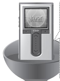 IRIVER H10 JR - Branchement de la station d'accueil - connexion de sortie de ligne - 1