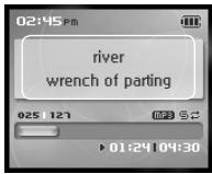 IRIVER H10 JR - Lecture de la plage précédente/suivante - 2