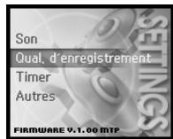 IRIVER H10 JR - Changement de menu - 6