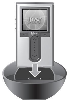 IRIVER H10 JR - Branchement de la station d'accueil - 1