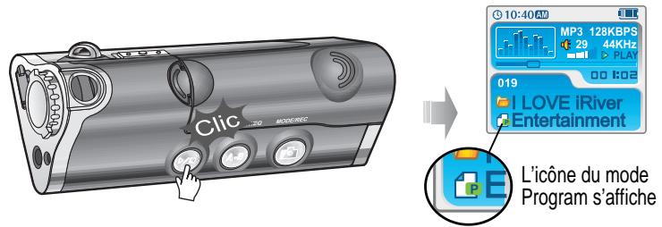 IRIVER IFP-1000 - Lecture d'un programme - 1