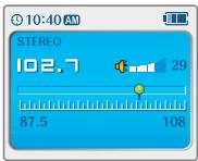 IRIVER IFP-1000 - Personnaliser les fonctions de réglage (menu) - 5