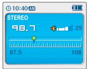 IRIVER IFP-1000 - Recherche automatique de station - 3