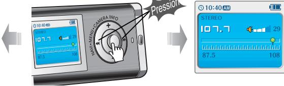 IRIVER IFP-1000 - Personnaliser les fonctions de réglage (menu) - 6