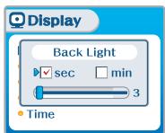 IRIVER IFP-1000 - Rétroéclairage - 1