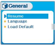 IRIVER IFP-1000 - Accéder au sous-menu - 3