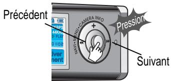 IRIVER IFP-1000 - Personnaliser les fonctions de réglage (menu) - 5