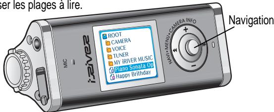 IRIVER IFP-1000 - Navigation - 1