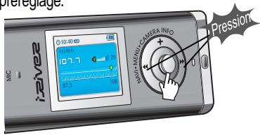 IRIVER IFP-1000 - Programmer une station préréglée manuellement - 3