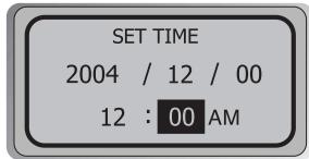 IRIVER IFP-700 - Réglage de l'heure actuelle. - 1