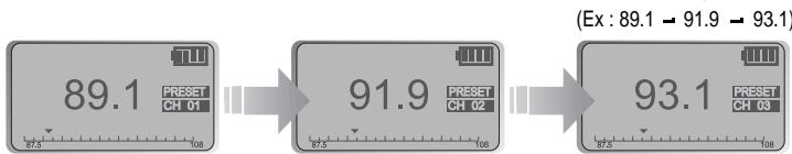 IRIVER IFP-700 - Mode PREREGLAGE - 1