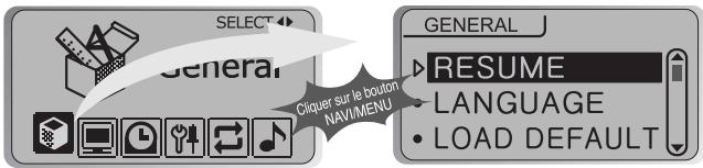 IRIVER IFP-700 - Quitter le menu principal - 3