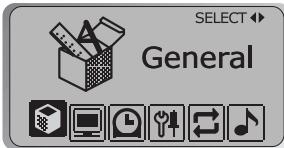 IRIVER IFP-700 - Pour sélectionner le menu principal - 1