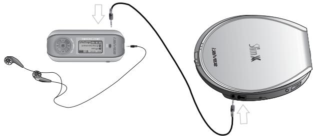 IRIVER IFP-800 - Pour enregistrer à partir d'une source audio externe. - 1