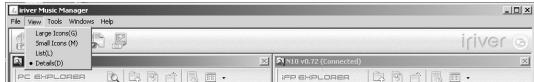 IRIVER N10 - Menu visionner - 1