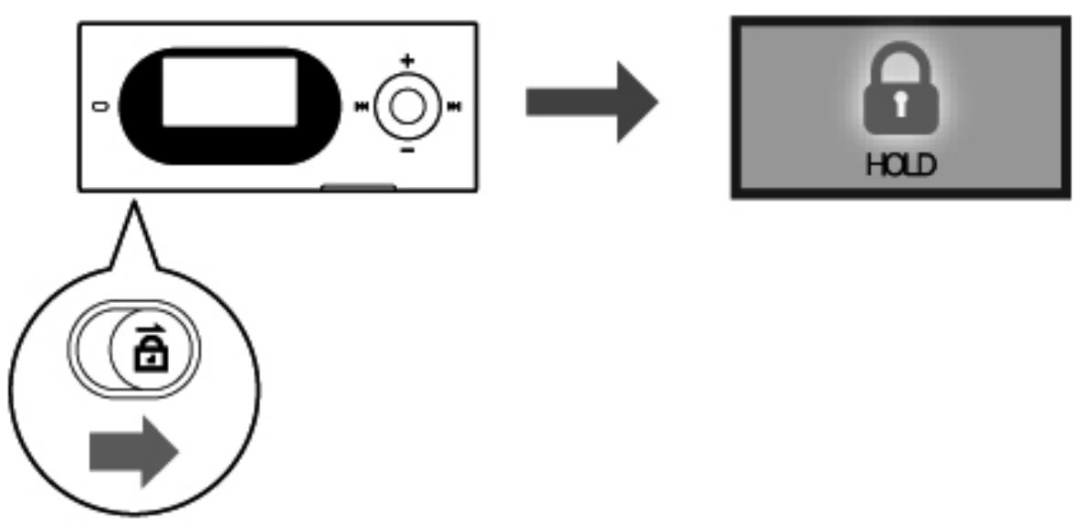 IRIVER T60 - Utilisation de la fonction VERROUILAGE - 1