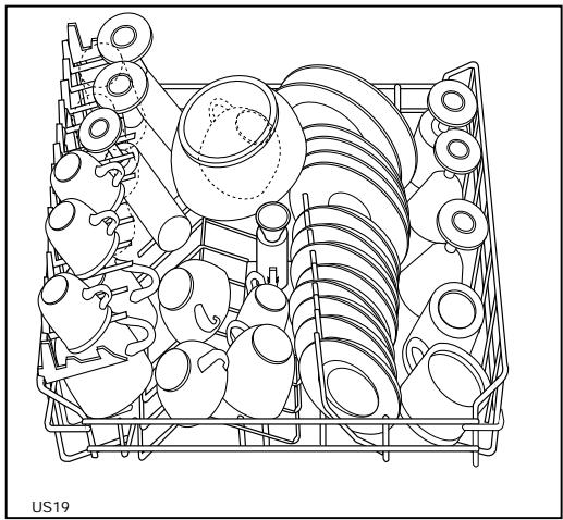 ACEC LVI460N - Utilisation du panier supérieur - 2