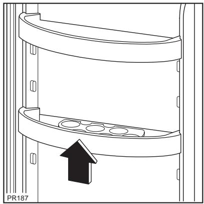 ACEC RFI1600 - Positionnement des balconnets de la contre-porte - 1
