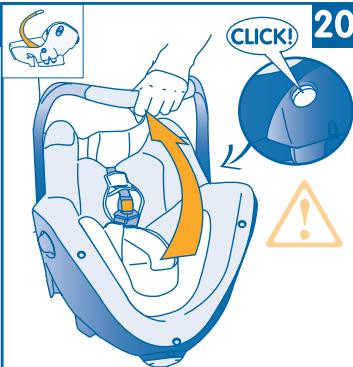 BEBE CONFORT CREATIS FIX - Installation dans un véhicule sans EMBASE installation IN a vehicle without BASE - 9