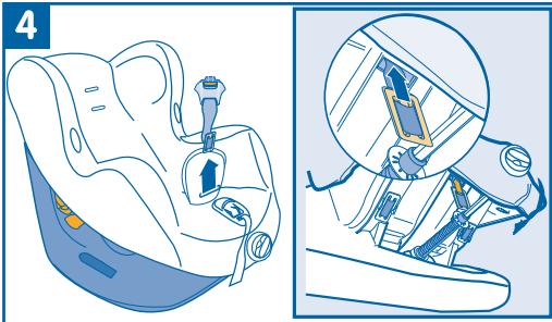 BEBE CONFORT ISEOS NEO PLUS - ABNEHMEN DES BEZUGS - 4