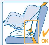 BEBE CONFORT ISEOS NEO PLUS - ANPASSEN DER HOHE SOWIE MONTIEREN DER GROSSEN BZW. KLEINEN GURTSCHUTZPOLSTER - 16