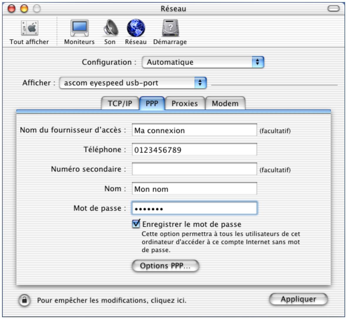 ASCOM EYESPEED USB - Création et paramétrage de la connexion - 2