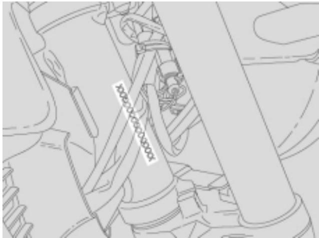 MOTO GUZZI NEVADA CLASSIC 750 IE - NUMERO DE CADRE - 1