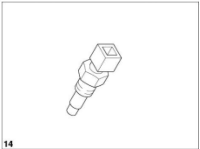 MOTO GUZZI NEVADA CLASSIC 750 IE - CAPTEUR DE TEMPERATURE DE LA CULASSE - 1