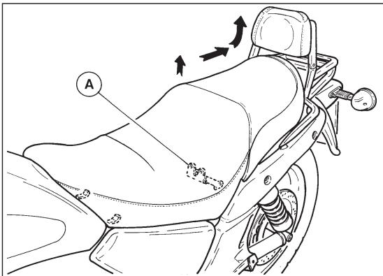 MOTO GUZZI CALIFORNIA CLASSIC - Sacoches laterales et top-case (uniquement CALIFORNIA TOURING) (fig. 10) - 1