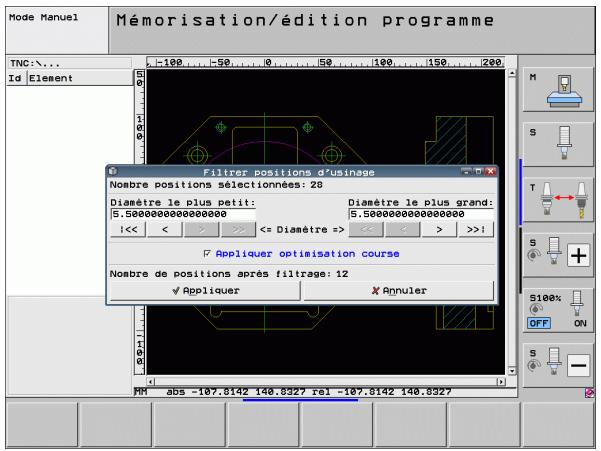 HEIDENHAIN ITNS 530 - Configuration du filtrre - 1