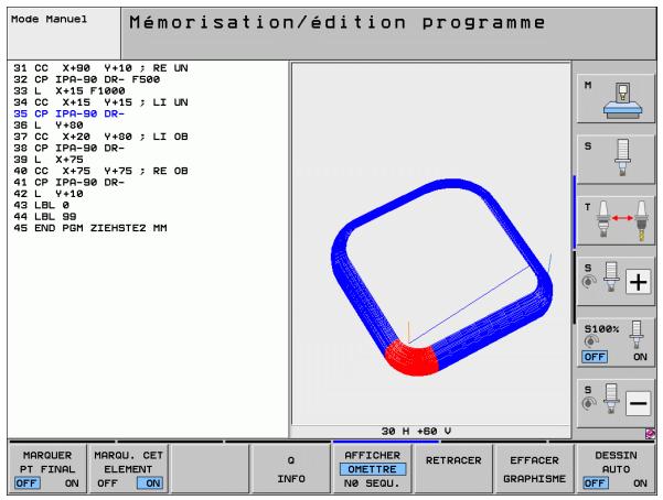 HEIDENHAIN ITNS 530 - Fonctions du graphique filaire 3D - 1