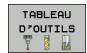 HEIDENHAIN ITNS 530 - Editor les tableaux d'outils - 1